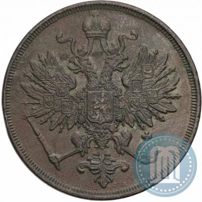 Фото 3 копейки 1862 года ВМ 