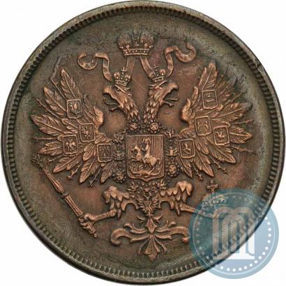 Picture 2 kopecks 1861 year ВМ 