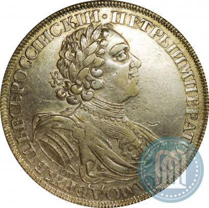 Фото 1 рубль 1724 года СПБ "Солнечный, в латах"