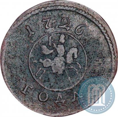Picture 1 kopeck 1726 year  