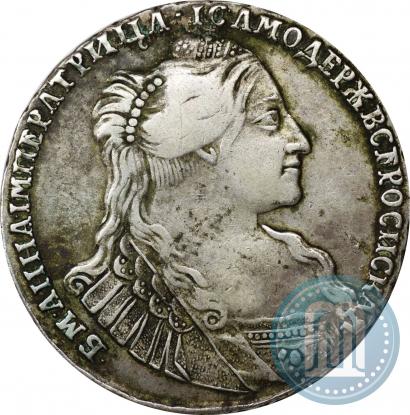 Picture Poltina 1734 year  "Type of 1735"