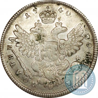 Фото Полтина 1740 года  "Московский тип"