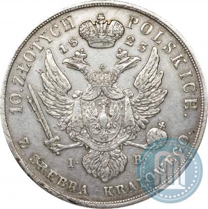 Picture 10 złotych 1823 year IB 