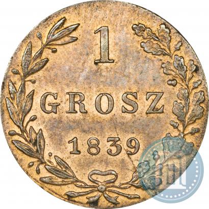 Picture 1 grosz 1839 year MW 