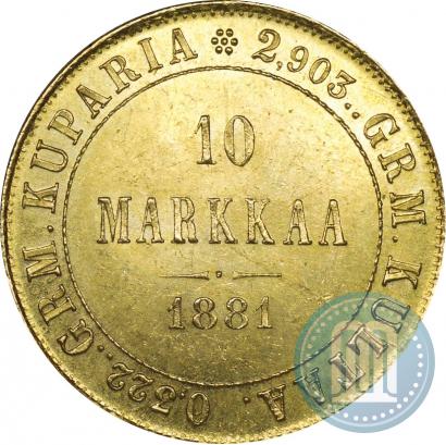 Фото 10 марок 1881 года S 