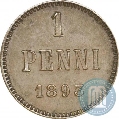 Picture 1 penni 1893 year  