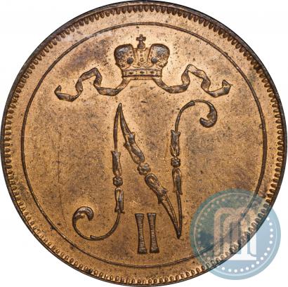 Picture 10 pennia 1900 year  