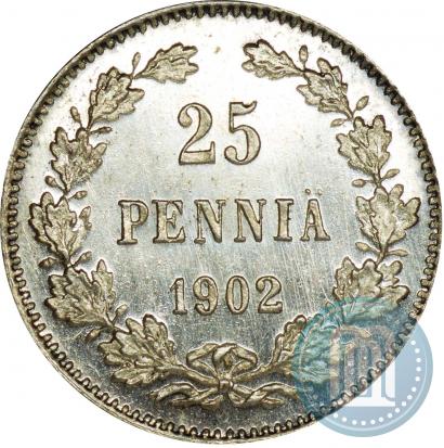 Picture 25 pennia 1902 year L 