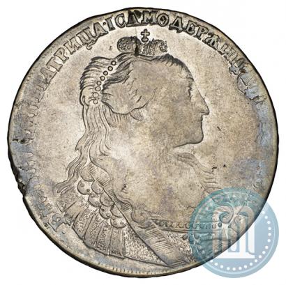 Фото 1 рубль 1735 года  