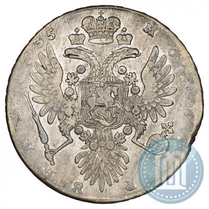 Фото 1 рубль 1735 года  