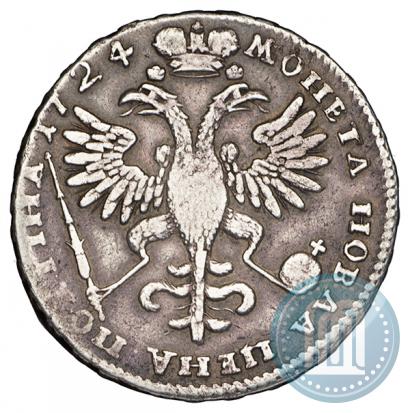 Picture Poltina 1724 year  "Portrait in ancient armour"