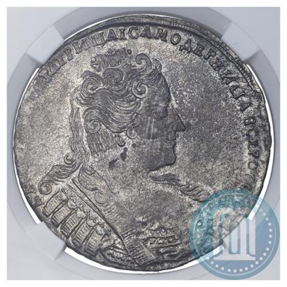 Фото 1 рубль 1733 года  