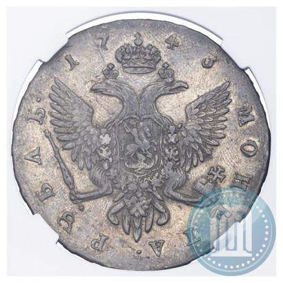 Picture 1 rouble 1743 year СПБ 