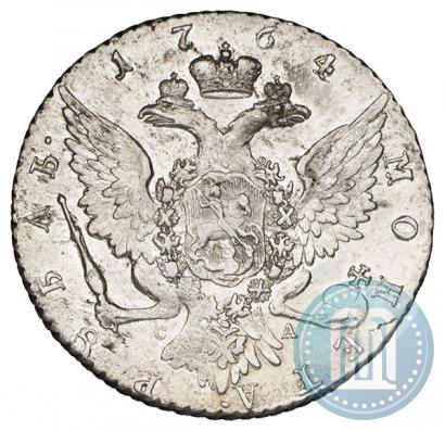 Фото 1 рубль 1764 года СПБ-СА 