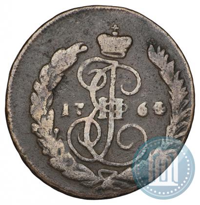 Picture 1 kopeck 1764 year ММ 