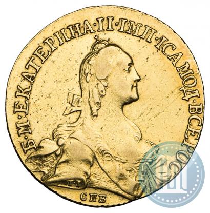 Picture 10 roubles 1766 year СПБ 