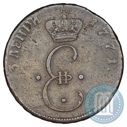 Фото Пара - 3 денги 1771 года S "Большой орел"