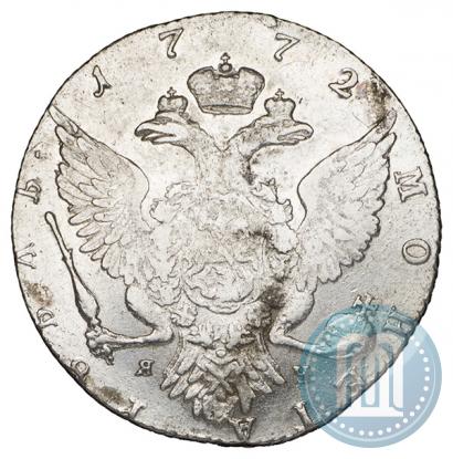 Picture 1 rouble 1772 year СПБ-ЯЧ-Т.I. 