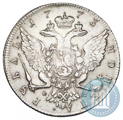 Picture 1 rouble 1773 year СПБ-ФЛ 