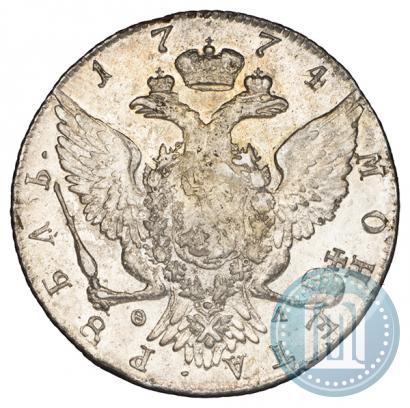 Фото 1 рубль 1774 года СПБ-ФЛ 