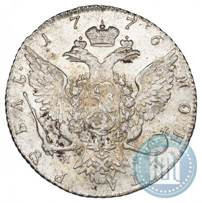 Фото 1 рубль 1776 года СПБ-ЯЧ 