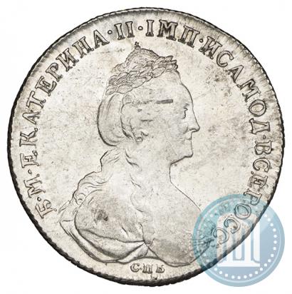 Фото 1 рубль 1780 года СПБ-ИЗ 
