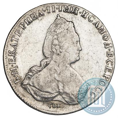Фото 1 рубль 1786 года СПБ-ЯА 
