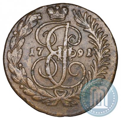 Picture 2 kopecks 1791 year АМ 