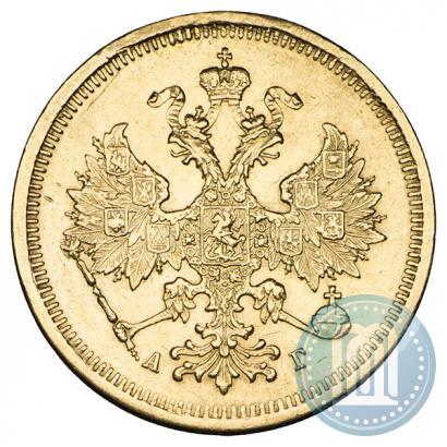 Фото 5 рублей 1885 года СПБ-АГ 