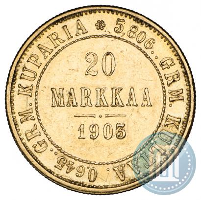Picture 20 markkaa 1903 year L 