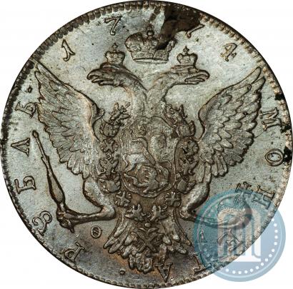 Фото 1 рубль 1774 года СПБ-ФЛ 