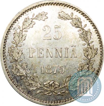 Picture 25 pennia 1875 year S 