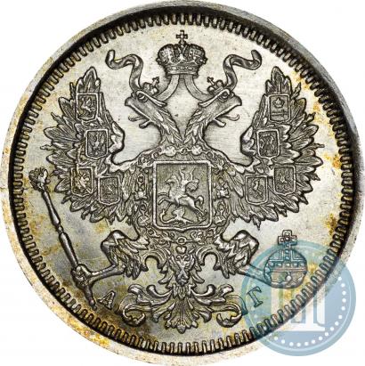 Picture 20 kopecks 1887 year СПБ-АГ 