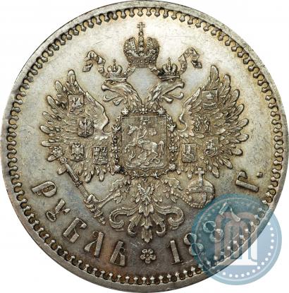 Picture 1 rouble 1887 year (АГ) 