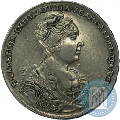 Picture 1 rouble 1726 year  "Moscow type, portrait turned to the right"