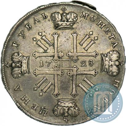 Фото 1 рубль 1728 года  "Тип 1727"