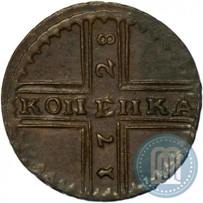 Picture 1 kopeck 1728 year МОСКВА 