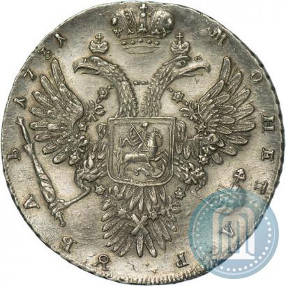 Фото 1 рубль 1731 года  
