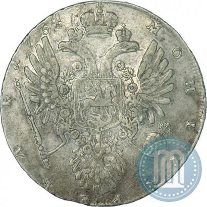 Фото 1 рубль 1734 года  "Тип 1734 года"