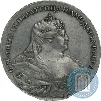Фото 1 рубль 1737 года  "Работы Гедлингера"