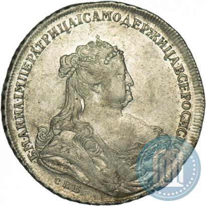 Picture 1 rouble 1738 year СПБ "Petersburg type"