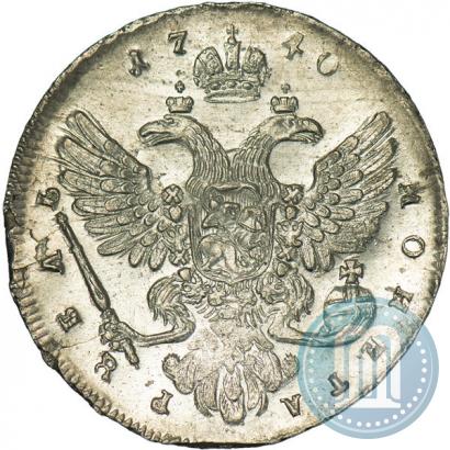Picture 1 rouble 1740 year  "Moscow type"