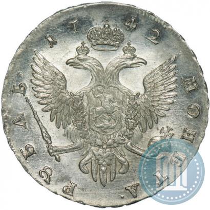 Picture 1 rouble 1742 year СПБ 