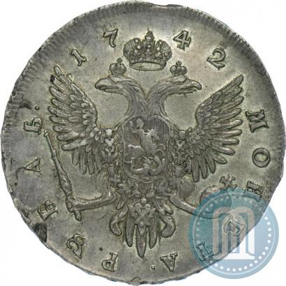 Picture 1 rouble 1742 year СПБ 