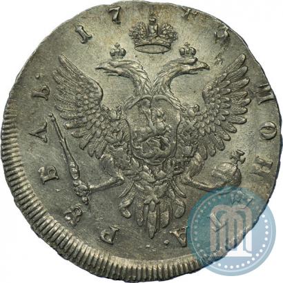 Фото 1 рубль 1743 года ММД 