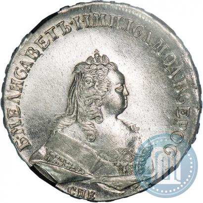Picture 1 rouble 1744 year СПБ 