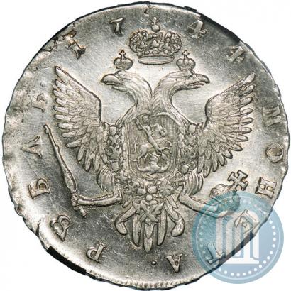 Picture 1 rouble 1744 year СПБ 