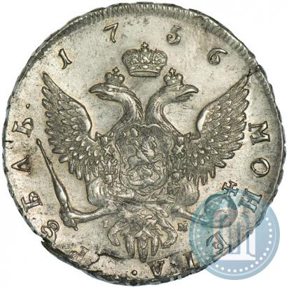 Picture 1 rouble 1756 year СПБ-IМ 