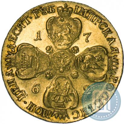 Picture 10 roubles 1762 year СПБ 