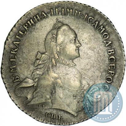 Picture 1 rouble 1762 year СПБ-НК 